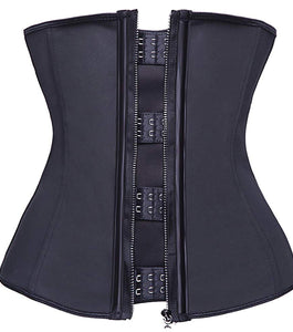 Latex Waist Training Corsets with Zip & Hook