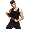 Mens Slimming Body Shaper Vest Shirt Abdomen Slim