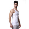 Mens Slimming Body Shaper Vest Shirt Abdomen Slim