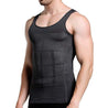 Mens Slimming Body Shaper Vest Shirt Abdomen Slim