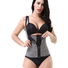 Women Waist Trainer Vest Zipper Corset Body Shaper for Tummy Control Neoprene Cincher Tank Top with Straps