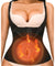 Women Waist Trainer Vest Zipper Corset Body Shaper for Tummy Control Neoprene Cincher Tank Top with Straps