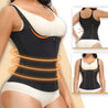 Women Waist Trainer Vest Zipper Corset Body Shaper for Tummy Control Neoprene Cincher Tank Top with Straps
