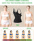 Women Waist Trainer Vest Zipper Corset Body Shaper for Tummy Control Neoprene Cincher Tank Top with Straps