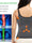 Women Waist Trainer Vest Zipper Corset Body Shaper for Tummy Control Neoprene Cincher Tank Top with Straps