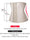100% Latex Waist Trainer with 25 Steel Boned