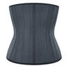 25 Steel Boned Latex Waist Trainer YKK Zip Up Corset