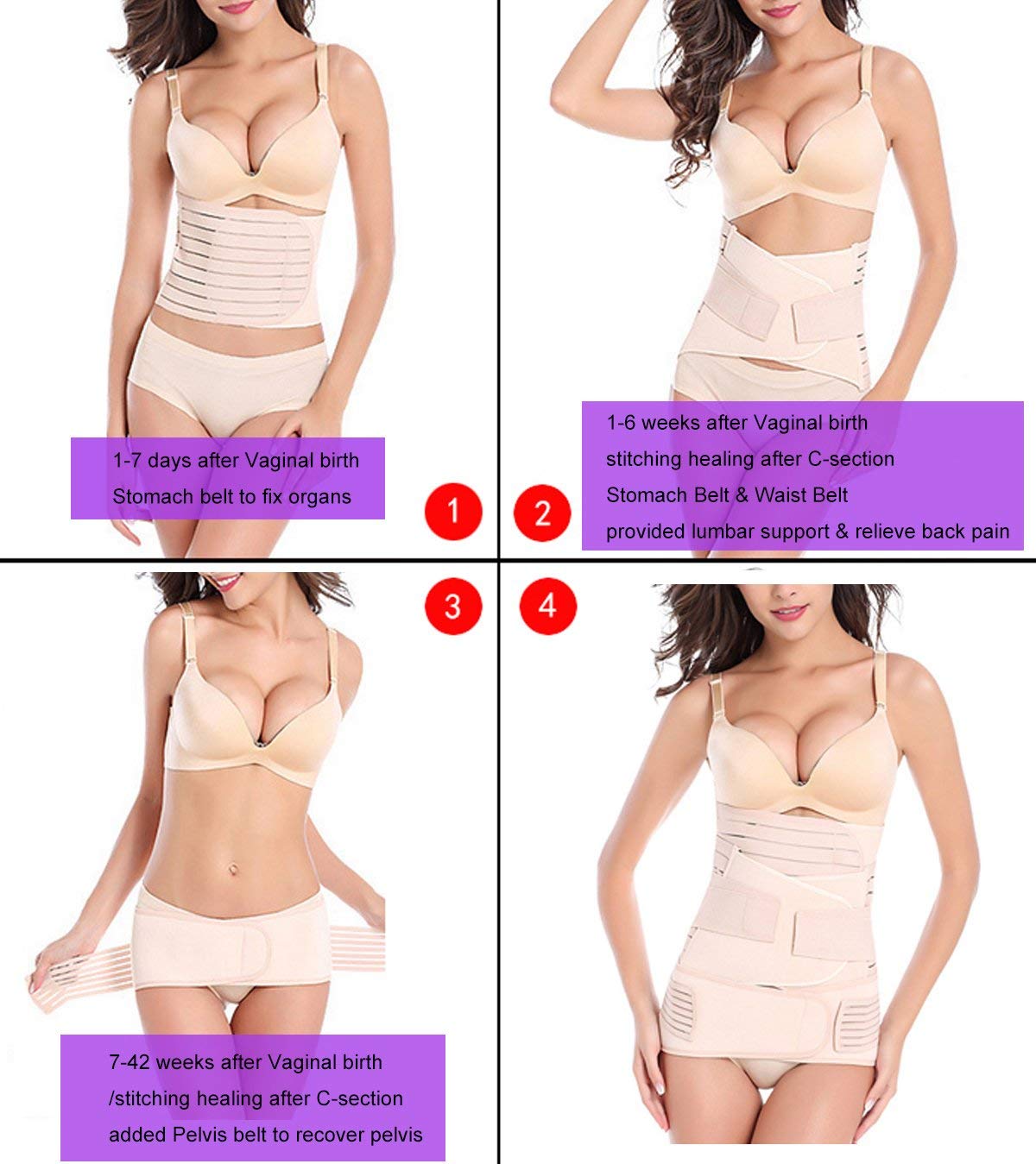 Cheap 3 in 1 Postpartum Support Waist Trainer, Free Shipping