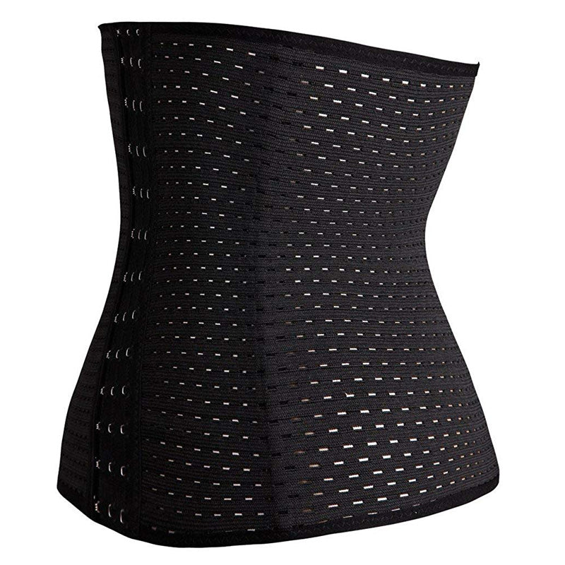 High Compression Waist Trainer With 3 Rows of Hooks and 25 Steel