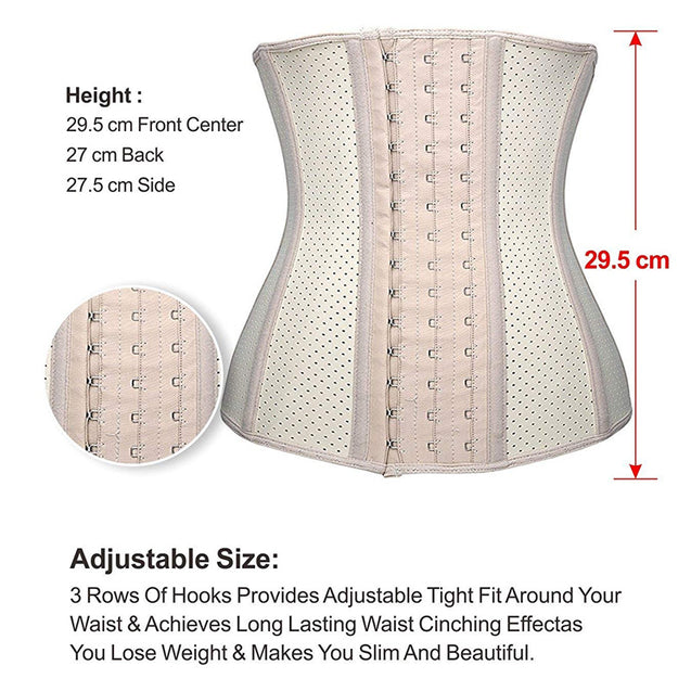 Latex Waist Trainer Corsets Breathable Body Shaper