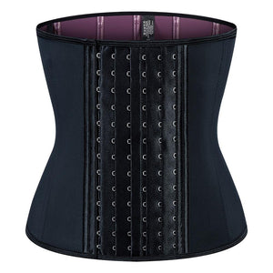 Latex Steel Bones Waist Trainer Healthy Sweat 6 Hooks