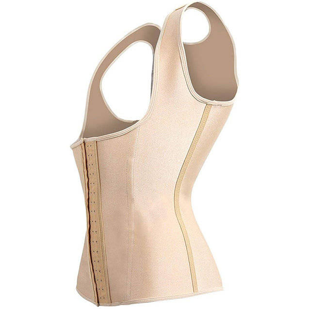 Latex Steel Boned Waist Training Shapewear Corsets - Slliim