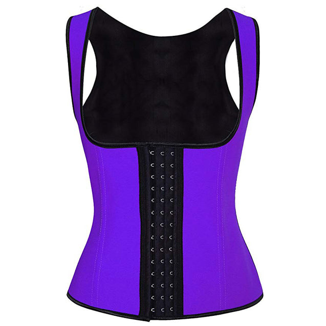 Latex Steel Boned Waist Training Shapewear Corsets - Slliim