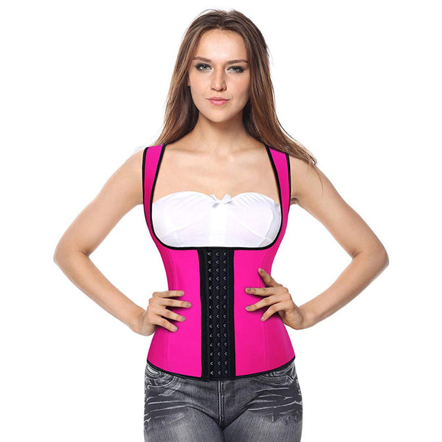 Latex Steel Boned Waist Training Shapewear Corsets