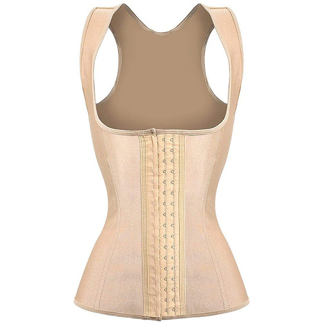 Latex Steel Boned Waist Training Shapewear Corsets