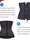 Latex Waist Training Corsets with Zip & Hook