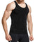 Mens Slimming Body Shaper Vest Shirt Abdomen Slim