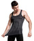 Mens Slimming Body Shaper Vest Shirt Abdomen Slim