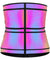 Reflective Fitness Sweat Belt Colorful Unisex Latex Waist Trainer