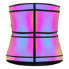 Reflective Fitness Sweat Belt Colorful Unisex Latex Waist Trainer