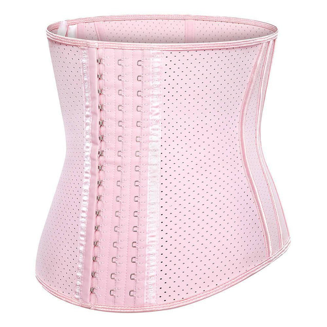 Summer Sport Breathable Latex Waist Trainer Corsets Body Shaper