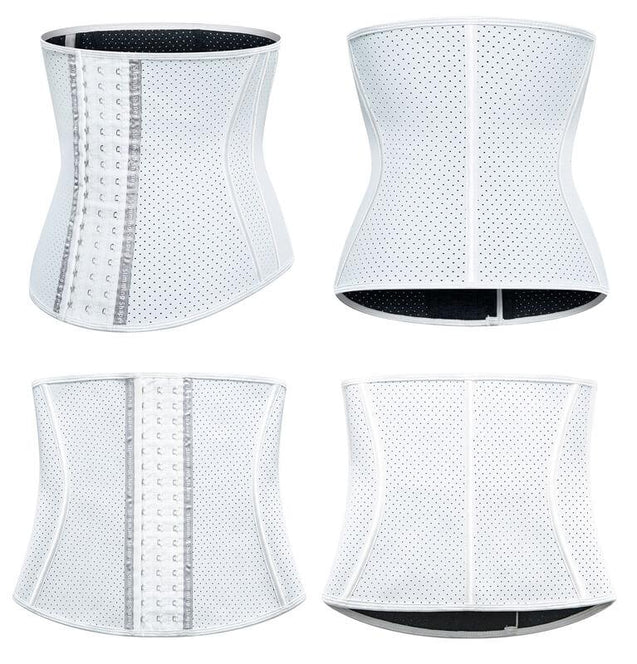 Summer Sport Breathable Latex Waist Trainer Corsets Body Shaper