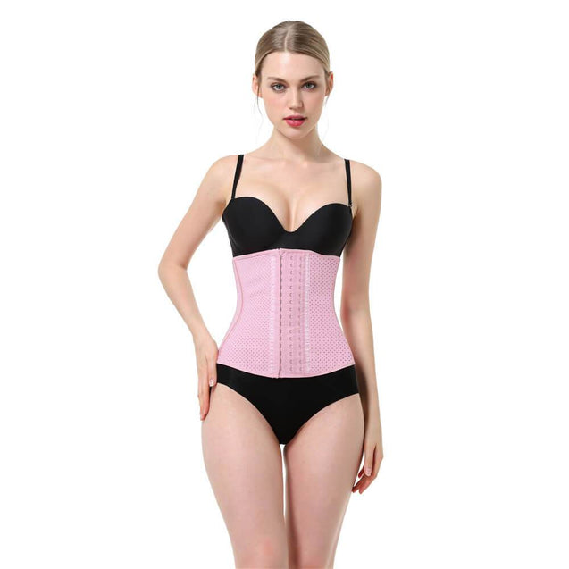 Summer Sport Breathable Latex Waist Trainer Corsets Body Shaper