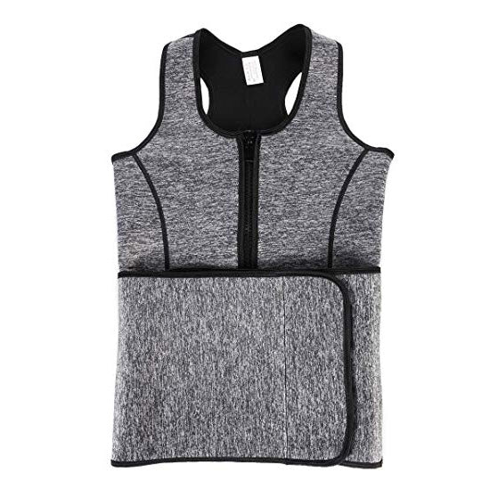 Neoprene Sweat Vest with Adjustable Waist Trimmer Belt