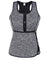 Neoprene Sweat Vest with Adjustable Waist Trimmer Belt