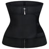 Women 9 Steel Boned Latex Sauna Belt Sweat Waist Trainer Corset