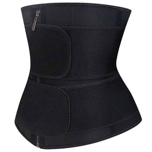 Women Waist Trainer Zipper Corset Belt Body Shaper Cincher Neoprene